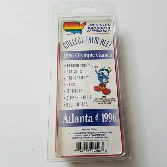 1996 Atlanta Olympics Trading Pin & Key Chain Set - Picture 3 of 3
